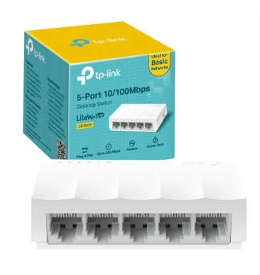 SWITCH 5 PUERTOS 10-100MBPS ESCRITORIO