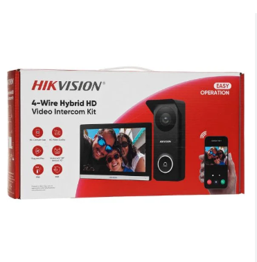 KIT DE VIDEO PORTERO HIBRIDO DS-KH6352 PANTALLA DS-KV2422-IM